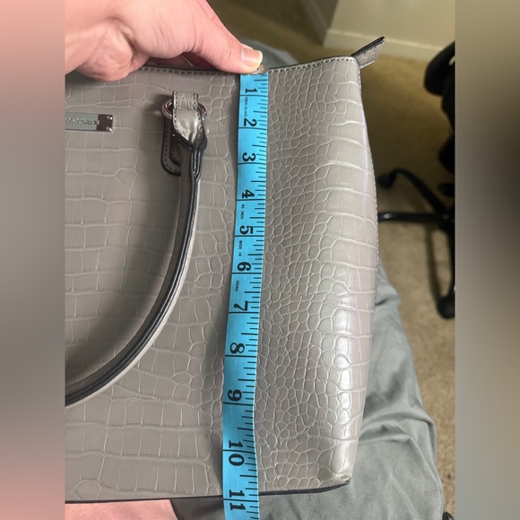 Coco + Carmen Elegant Black and Silver Tote - Picture 14 of 15